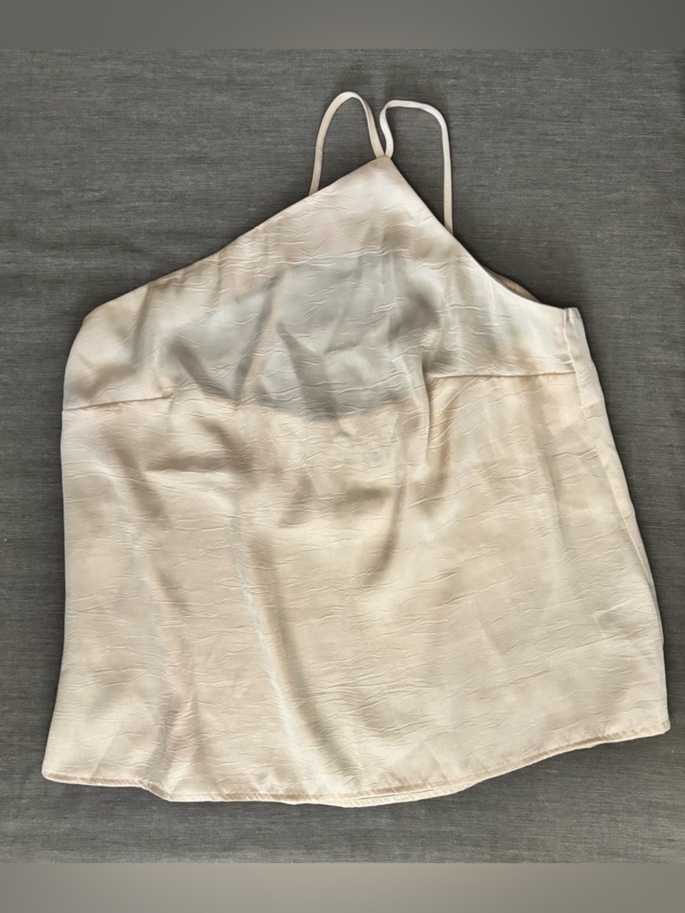 A New Day Cream Satin Cami Top, Sizes: M & 2X, NWT